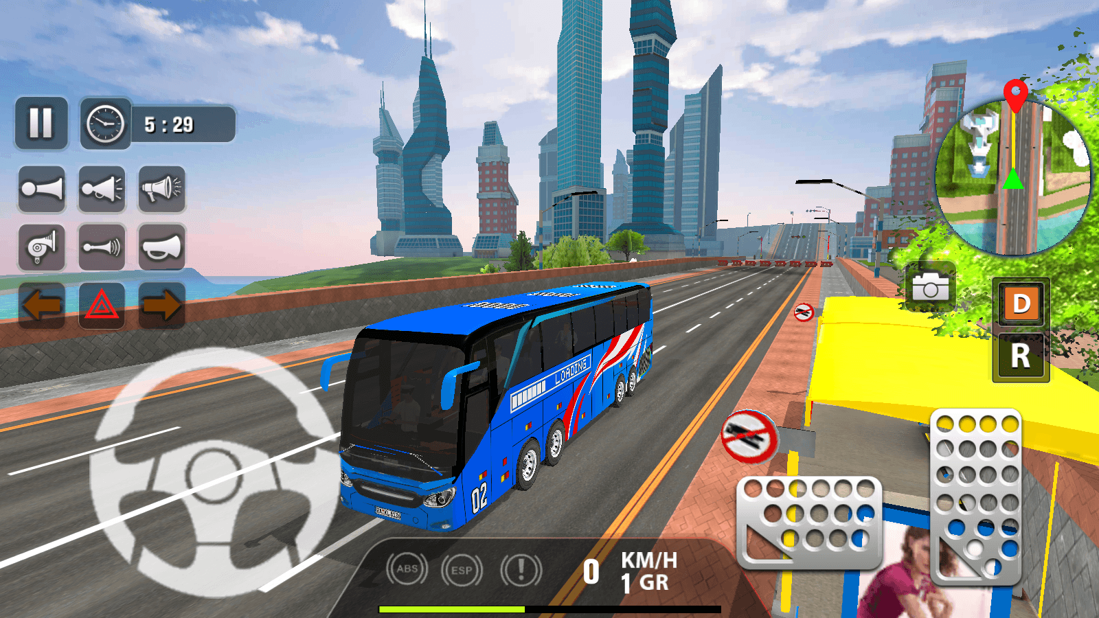 Modern Coach Bus